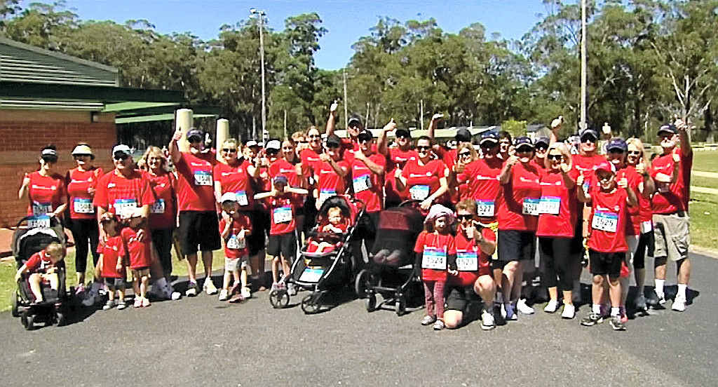 READY TO RUN: Staff and families from Key Employment started more than 60 competitors in the 2013 Coffs Harbour Running Festival. Photo: Contributed READY TO RUN: Staff and families from Key Employment started more than 60 competitors in the 2013 Coffs Harbour Running Festival. Photo: Contributed